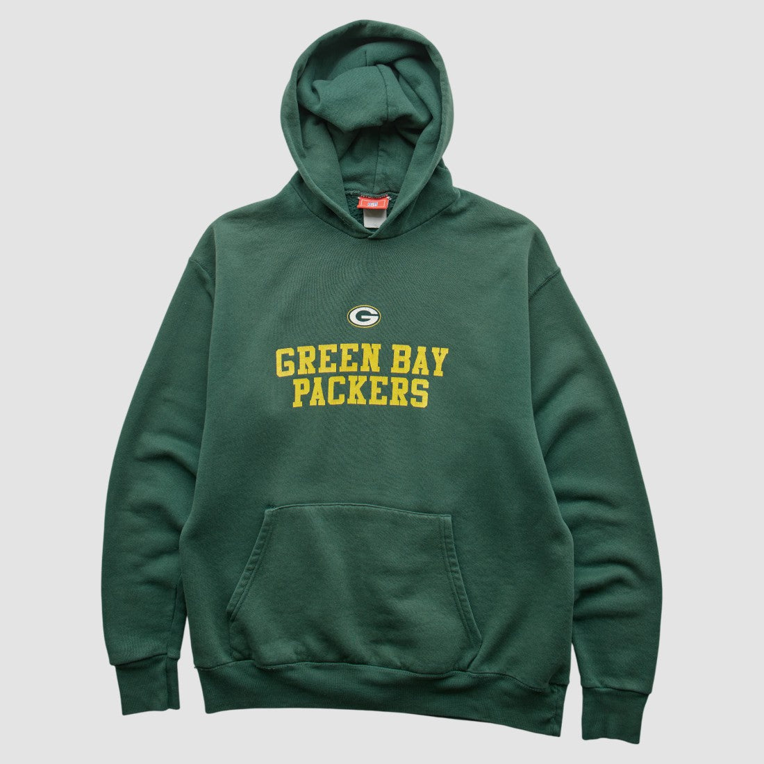 Green Bay Packers NFL 2000s Hooded Pullover Sweatshirt Green Vintage
