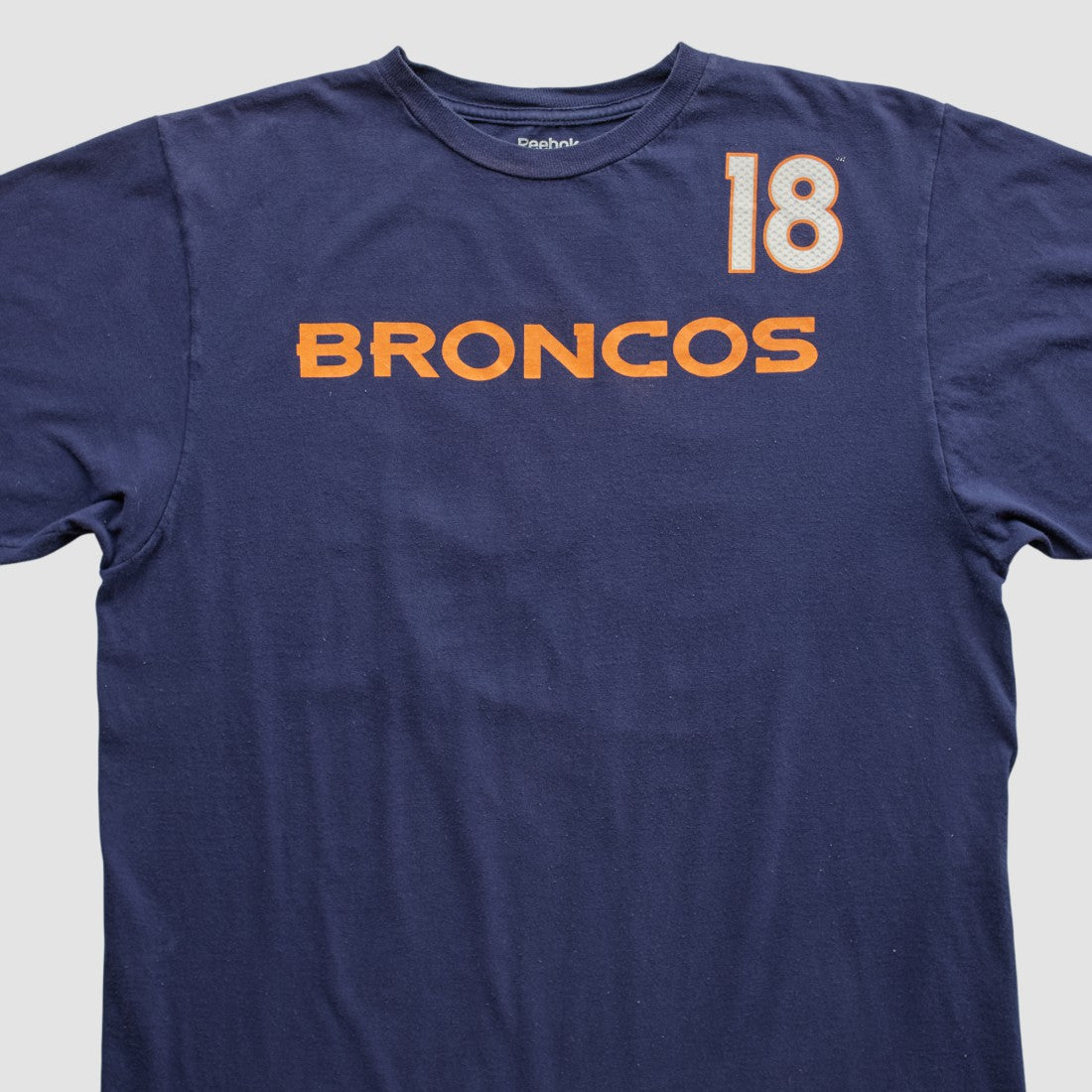 Denver Broncos Reebok 2000s T-shirt Navy Vintage