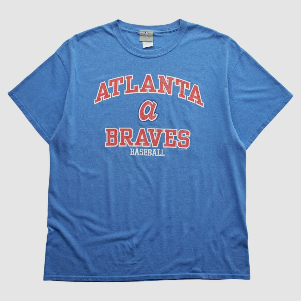 Atlanta Braves MLB Genuine Merchandise 2000s T-shirt - Blue - M by Fanatics Real Vintage T-shirts