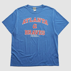 Atlanta Braves MLB Genuine Merchandise 2000s T-shirt - Blue - M by Fanatics Real Vintage T-shirts