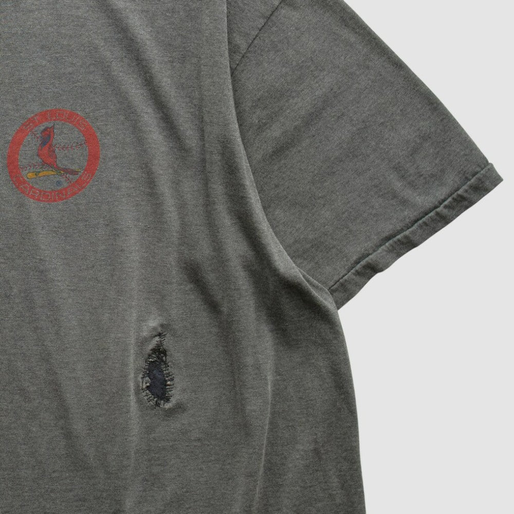 St. Louis Cardinals 90s T-shirt - Gray - L by Fanatics Real Vintage T-shirts