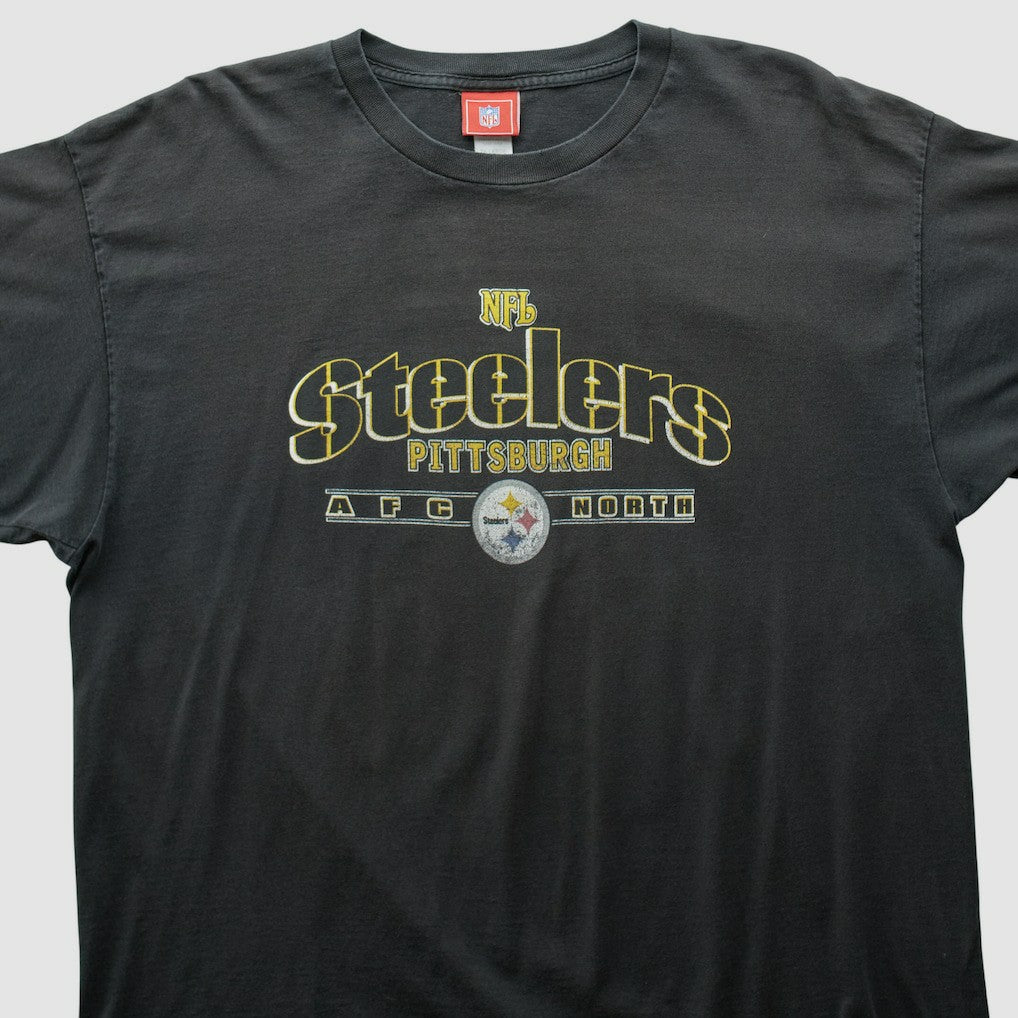 Pittsburgh Steelers NFL 2000s T-shirt Black Vintage
