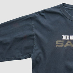 New Orleans Saints Reebok 2010 Long Sleeve T-shirt Navy Vintage