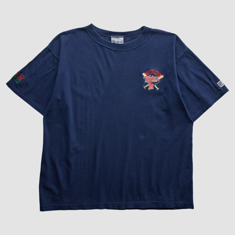 Minnesota Twins The Game 90s T-shirt - Navy - XL by Fanatics Real Vintage T-shirts