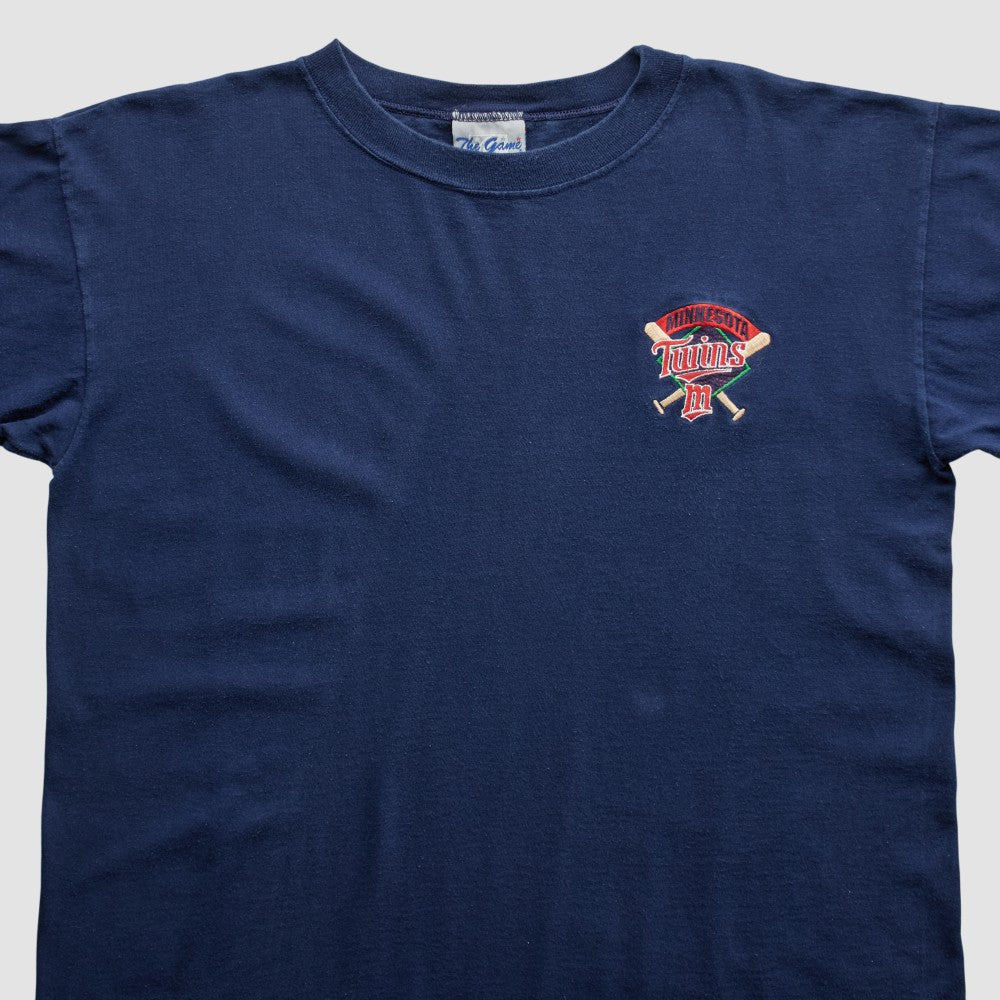 Minnesota Twins The Game 90s T-shirt - Navy - XL by Fanatics Real Vintage T-shirts