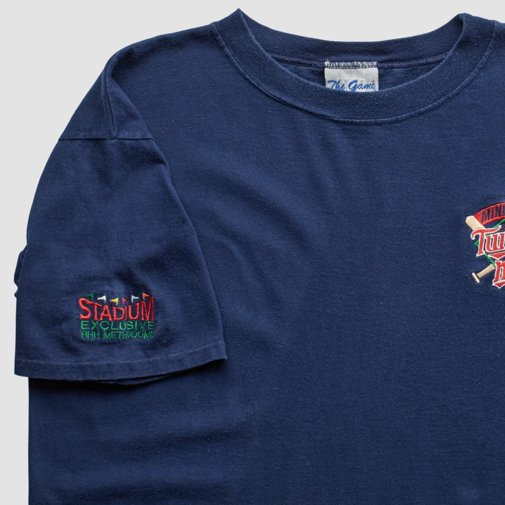 Minnesota Twins The Game 90s T-shirt - Navy - XL by Fanatics Real Vintage T-shirts