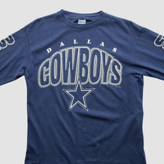 Dallas Cowboys True Fan 90s Long Sleeve T-shirt Navy Vintage