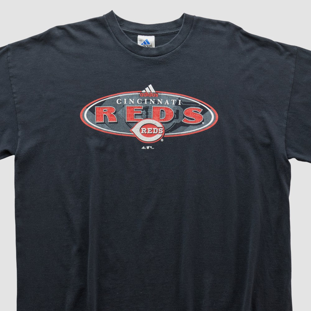 Cincinnati Reds Adidas 2000s T-shirt - Black - 3XL by Fanatics Real Vintage T-shirts