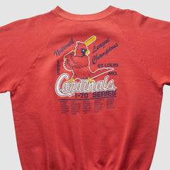 St. Louis Cardinals Healthknit 1985 Pullover Sweatshirt - Red - S by Fanatics Real Vintage Pullover