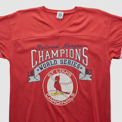 St. Louis Cardinals Logo Athletic 1987 T-shirt - Red - M by Fanatics Real Vintage T-shirts