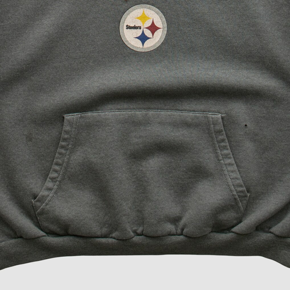 Pittsburgh Steelers NFL 2000s Hooded Sweatshirt Black Vintage