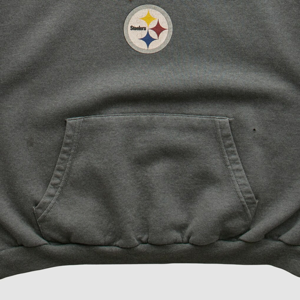 Pittsburgh Steelers NFL 2000s Hooded Sweatshirt Black Vintage