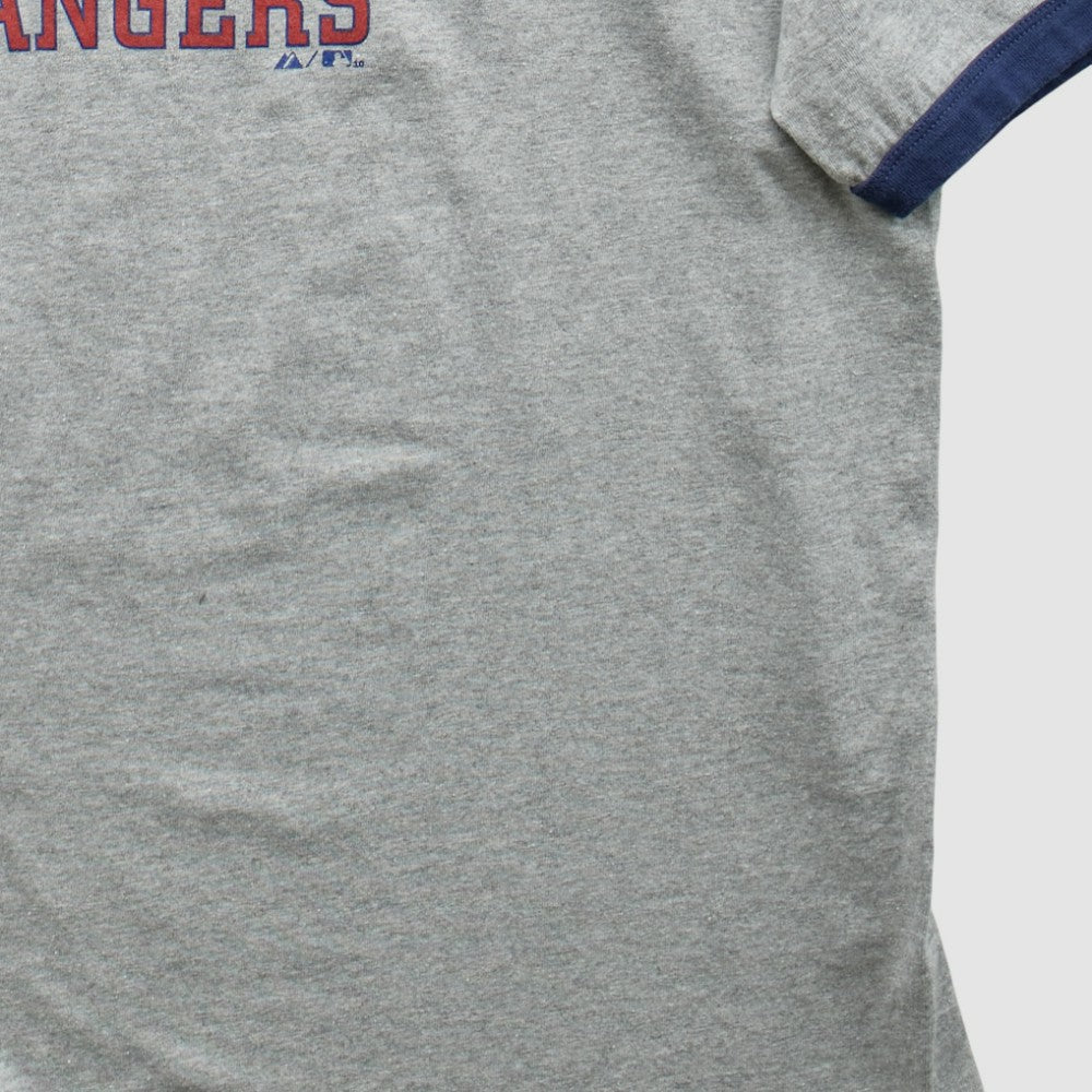 Texas Rangers Majestic 2010 T-shirt - Heather Gray - L by Fanatics Real Vintage T-shirts
