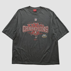 Tampa Bay Buccaneers Reebok 2003 T-shirt Charcoal Vintage