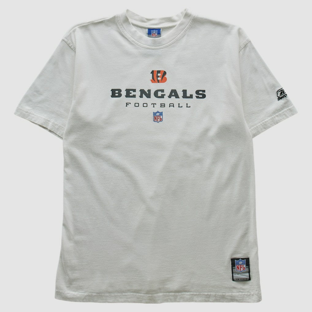 Cincinnati Bengals Reebok 2000s T-shirt White Vintage