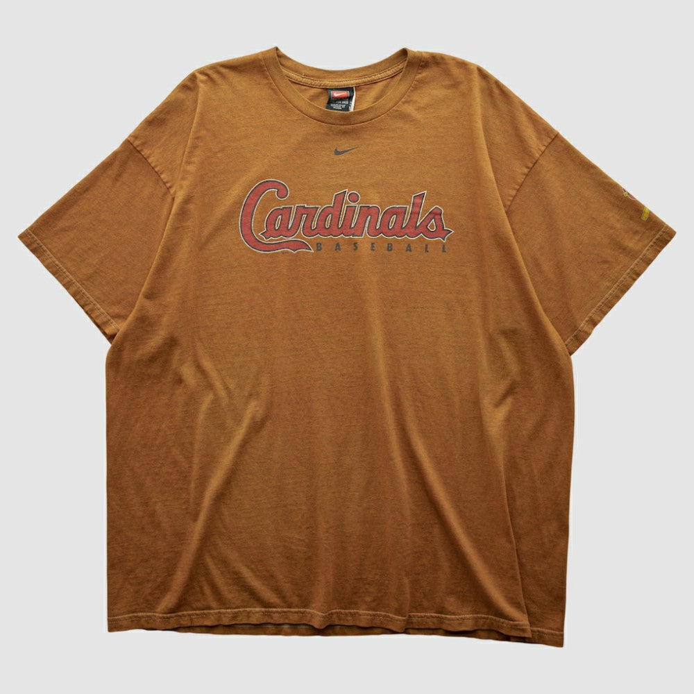 St. Louis Cardinals Nike 2000s T-shirt - Brown - 2XL by Fanatics Real Vintage T-shirts