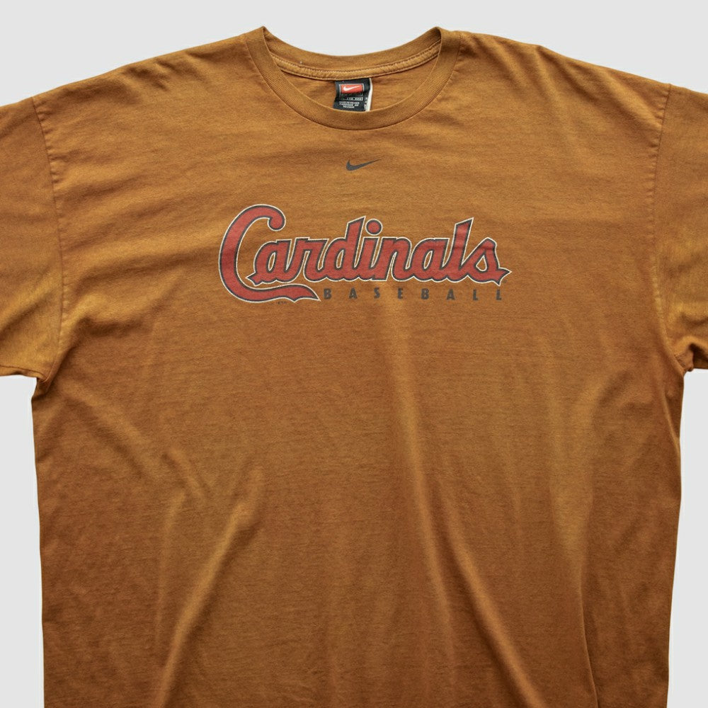 St. Louis Cardinals Nike 2000s T-shirt - Brown - 2XL by Fanatics Real Vintage T-shirts