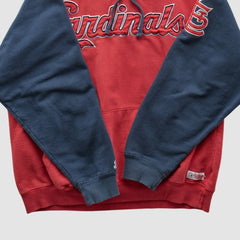 St. Louis Cardinals Stitches 2000s Hooded Pullover Sweatshirt - Red - S by Fanatics Real Vintage Pullover