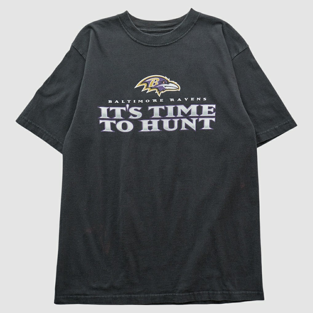 Baltimore Ravens Reebok 2000s T-shirt Black Vintage