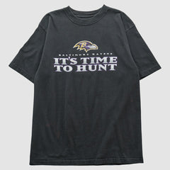 Baltimore Ravens Reebok 2000s T-shirt Black Vintage