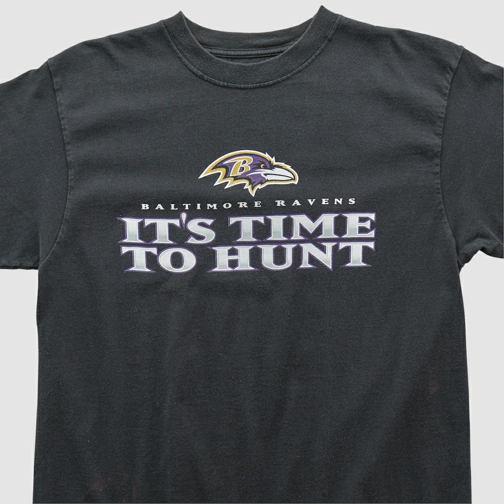 Baltimore Ravens Reebok 2000s T-shirt Black Vintage