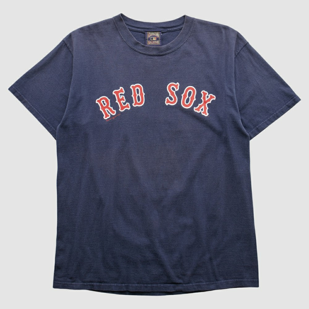 Boston Red Sox Majestic 2000s T-shirt - Navy - M by Fanatics Real Vintage T-shirts