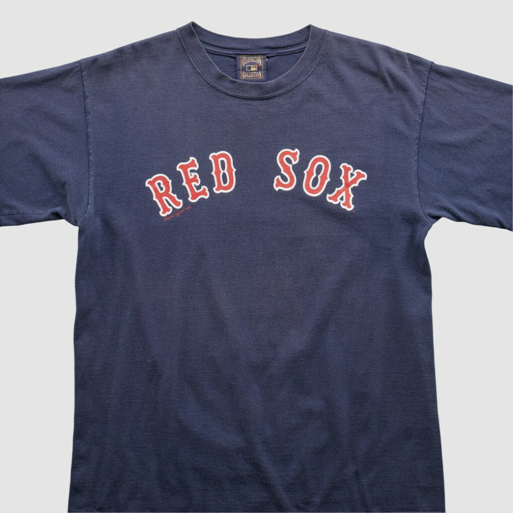 Boston Red Sox Majestic 2000s T-shirt - Navy - M by Fanatics Real Vintage T-shirts