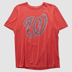 Washington Nationals Nike 2010s T-shirt - Red - M by Fanatics Real Vintage T-shirts