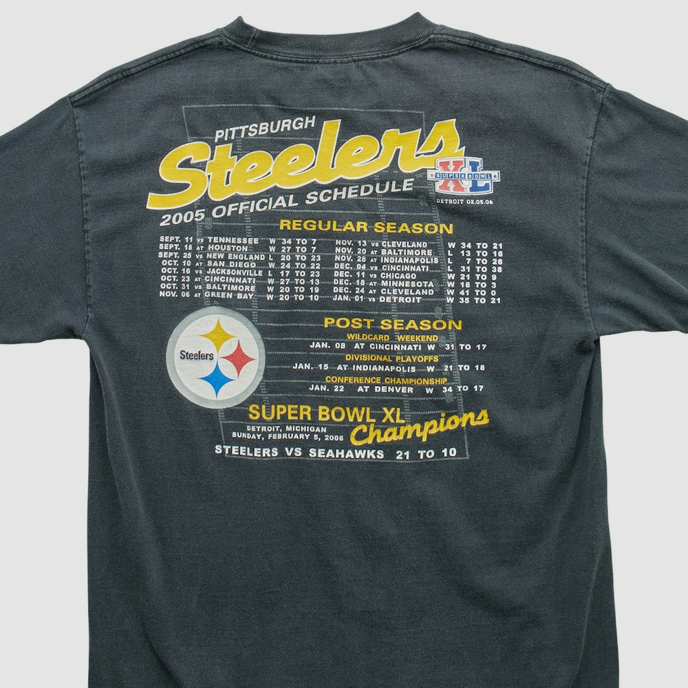 Pittsburgh Steelers Alstyle 2006 T-shirt Charcoal Vintage