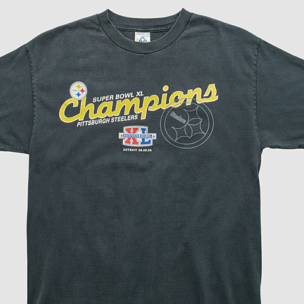 Pittsburgh Steelers Alstyle 2006 T-shirt Charcoal Vintage
