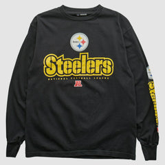 Pittsburgh Steelers NFL 2000s Long Sleeve T-shirt Black Vintage