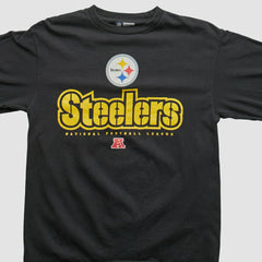 Pittsburgh Steelers NFL 2000s Long Sleeve T-shirt Black Vintage
