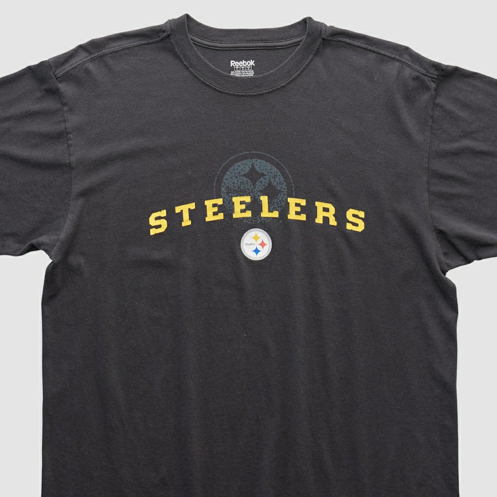 Pittsburgh Steelers Reebok 2000s T-shirt Black Vintage