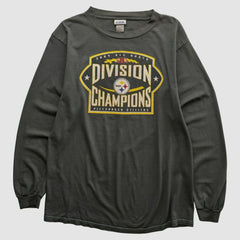 Pittsburgh Steelers CSA 2004 Long Sleeve T-shirt Charcoal Vintage