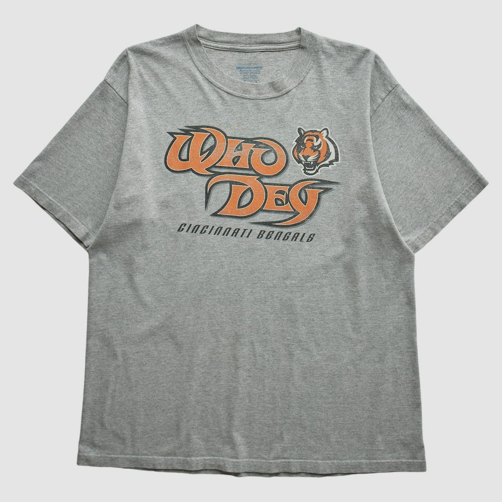 Cincinnati Bengals Reebok 2000s T-shirt Heather Gray Vintage