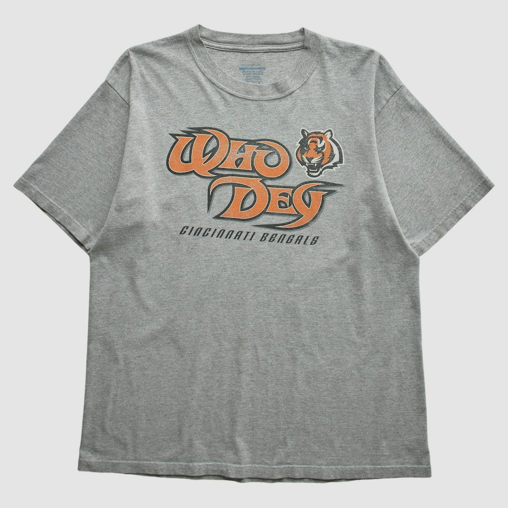 Cincinnati Bengals Reebok 2000s T-shirt Heather Gray Vintage