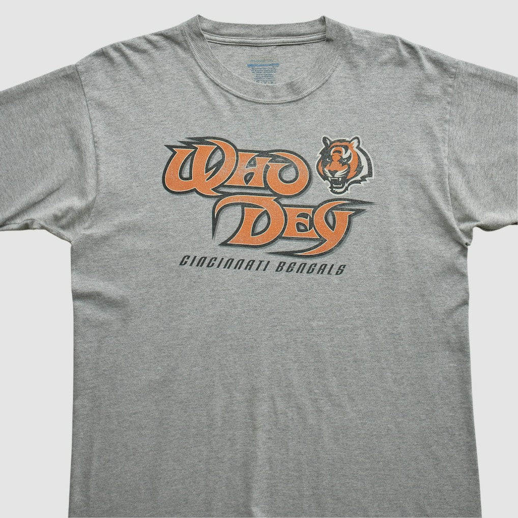 Cincinnati Bengals Reebok 2000s T-shirt Heather Gray Vintage