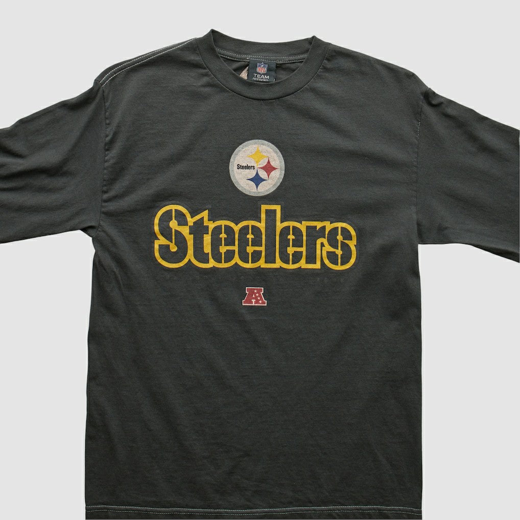 Pittsburgh Steelers NFL 2010s Long Sleeve T-shirt Black Vintage