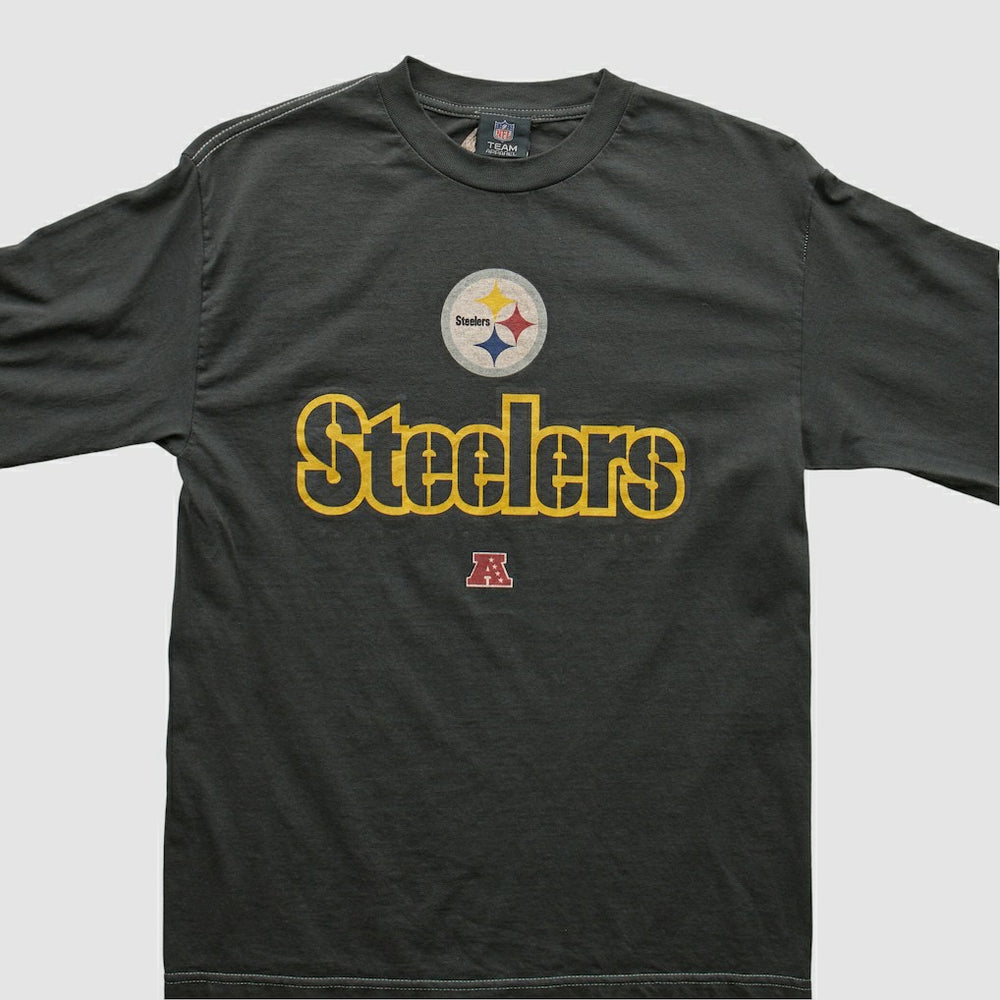Pittsburgh Steelers NFL 2010s Long Sleeve T-shirt Black Vintage