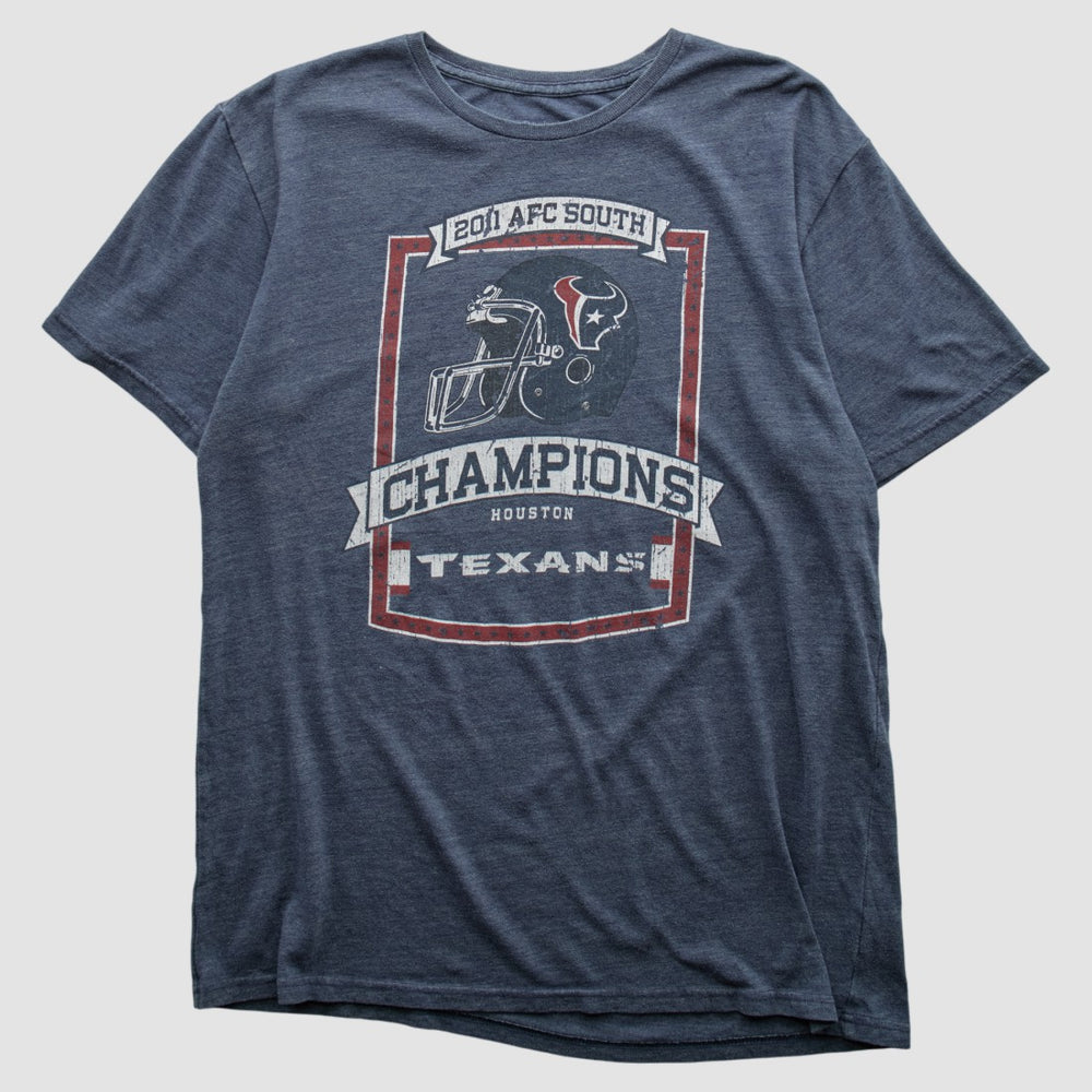 Houston Texans Reebok 2011 T-shirt Navy Vintage