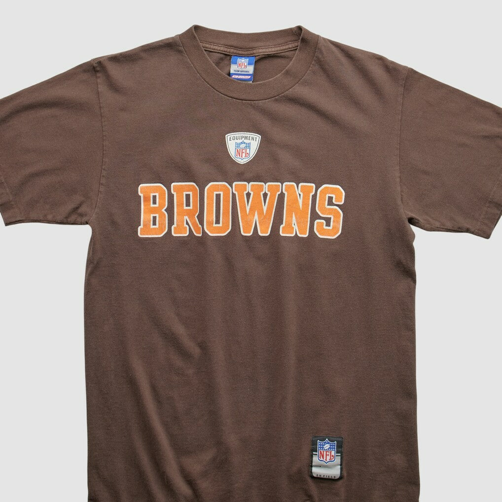 Cleveland Browns Reebok 2000s T-shirt Brown Vintage