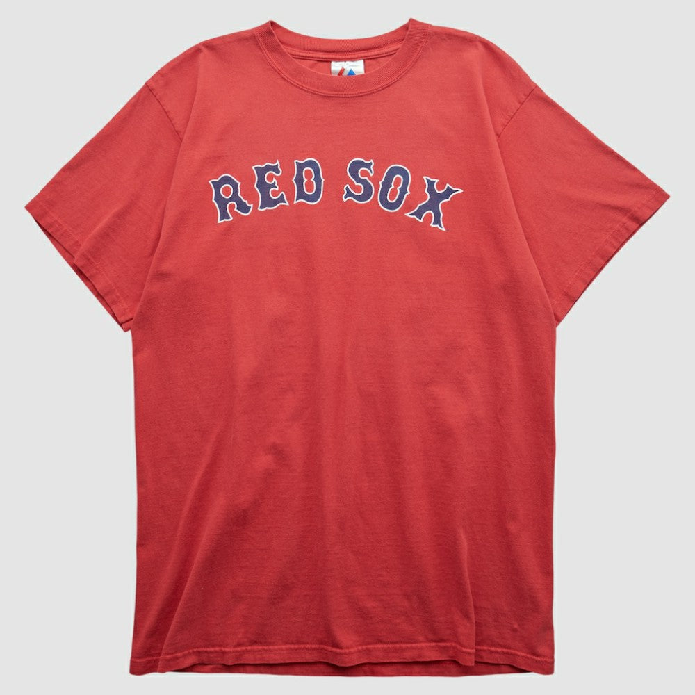 Boston Red Sox Majestic 2000s T-shirt - Red - M by Fanatics Real Vintage T-shirts
