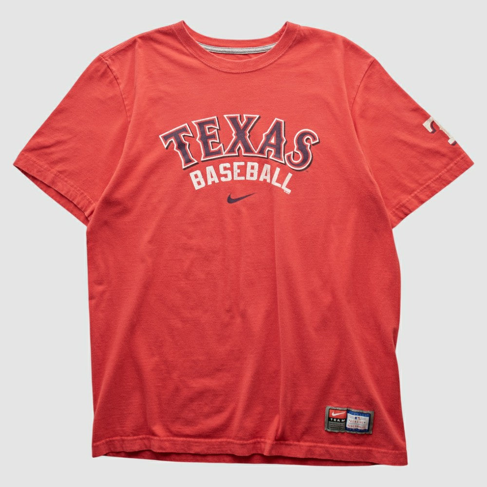 Texas Rangers Nike 2010s T-shirt - Red - M by Fanatics Real Vintage T-shirts
