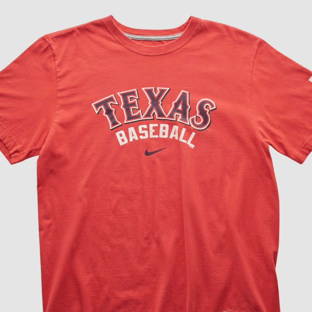 Texas Rangers Nike 2010s T-shirt - Red - M by Fanatics Real Vintage T-shirts