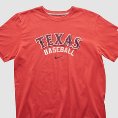 Texas Rangers Nike 2010s T-shirt - Red - M by Fanatics Real Vintage T-shirts