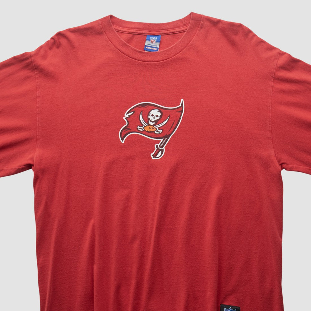 Tampa Bay Buccaneers Reebok 2000s Long Sleeve T-shirt Red Vintage