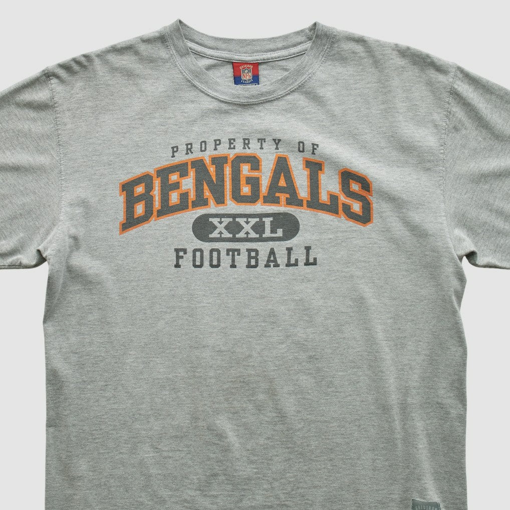Cincinnati Bengals Reebok 2000s T-shirt Heather Gray Vintage