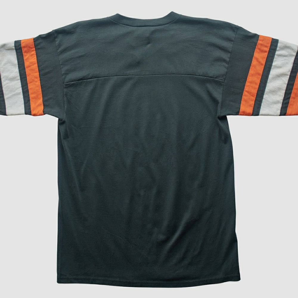 Cincinnati Bengals Logo 7 90s T-shirt Black Vintage