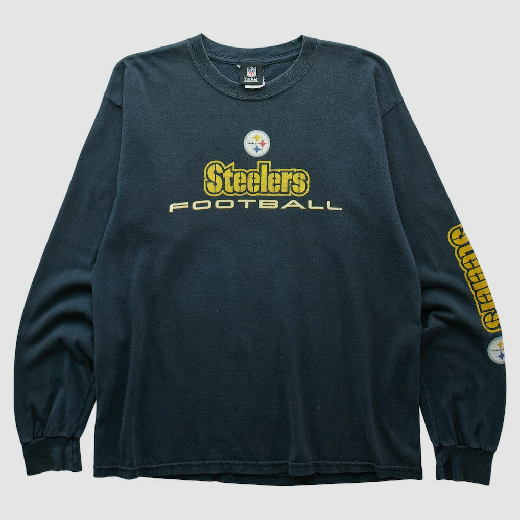 Pittsburgh Steelers Team Edition Apparel 2010s Long Sleeve T-shirt Black Vintage
