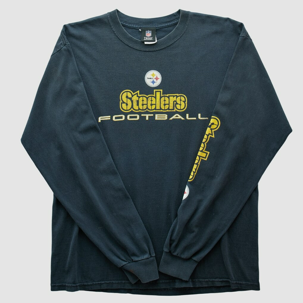 Pittsburgh Steelers Team Edition Apparel 2010s Long Sleeve T-shirt Black Vintage